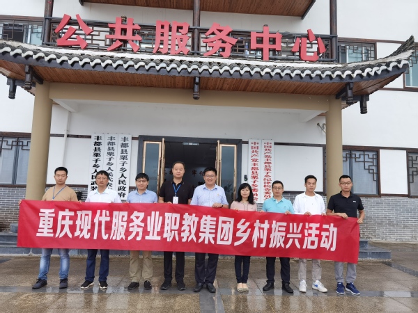 重庆现代服务业职教集团赴丰都县栗子乡开展乡村振兴帮扶活动